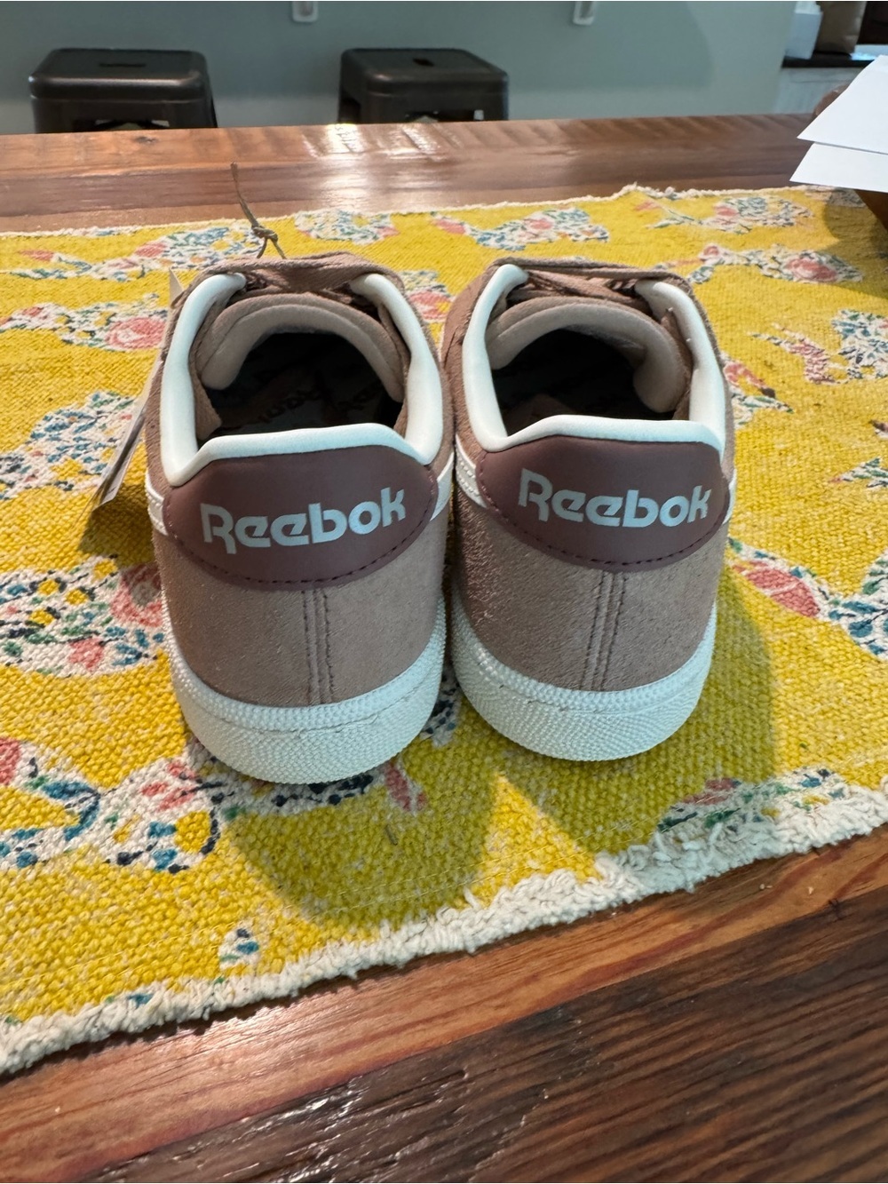 Reebok Club C Grounds Tennis Shoes- Brown/Chalk/Brown Women’s size 6 NIB - Picture 11 of 14